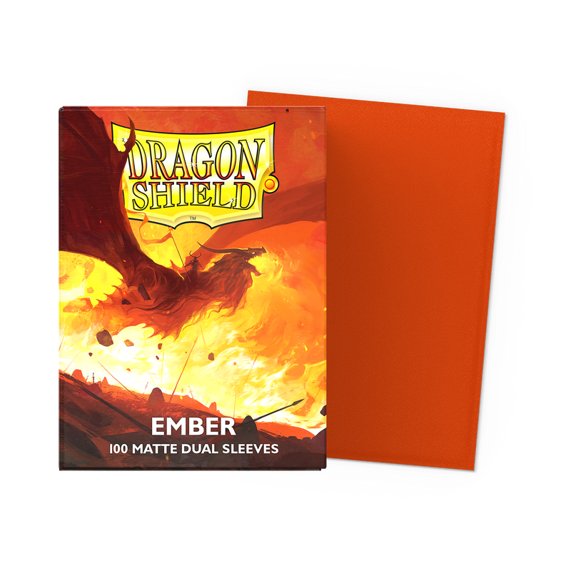 Dragon Shield: Matte Dual Sleeves - Standard Size - Ember